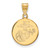 LogoArt U.S. Marine Corps Pendant - 14K Yellow Gold Medium Disc