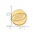 LogoArt Carolina Hurricanes Lapel Pin - 14K Yellow Gold - View 3
