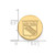 LogoArt New York Rangers Lapel Pin - 14K Yellow Gold - View 3