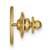 LogoArt Buffalo Sabres Lapel Pin - 14K Yellow Gold - View 2