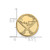 LogoArt Buffalo Sabres Lapel Pin - 14K Yellow Gold - View 3