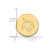 LogoArt Texas State University Lapel Pin - 14K Yellow Gold Bobcat - View 3
