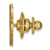 LogoArt University of Colorado Lapel Pin - 14K Yellow Gold Buffalo - View 2