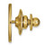LogoArt Michigan State University Lapel Pin - 14K Yellow Gold Letter S - View 2