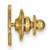 LogoArt Purdue University Lapel Pin - 14K Yellow Gold Letter P - View 2