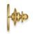 LogoArt University of Alabama Lapel Pin - 14K Yellow Gold Letter A - View 2