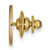 LogoArt University of Kentucky Lapel Pin - 14K Yellow Gold U-K - View 2