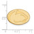 14K Yellow Gold LogoArt Penn State University Lion Lapel Pin - View 3