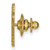 LogoArt Central Michigan University Lapel Pin - 14K Yellow Gold Crest - View 2