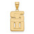 LogoArt Southern Illinois University Pendant - 14K Yellow Gold Large