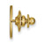 LogoArt Georgia Southern University Lapel Pin - 14K Yellow Gold Crest - View 2