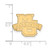 LogoArt Marquette University Lapel Pin - 14K Yellow Gold - View 3