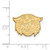 LogoArt Villanova University Lapel Pin - 14K Yellow Gold Wildcat - View 3