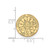 LogoArt University of Nebraska Lapel Pin - 14K Yellow Gold Crest - View 3