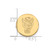 LogoArt North Carolina State University Lapel Pin - 14K Yellow Gold Wolf - View 3