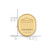 LogoArt University of Mississippi Lapel Pin - 14K Yellow Gold 1848 Crest - View 3