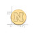 LogoArt University of Nebraska Lapel Pin - 14K Yellow Gold Letter N Disc - View 3