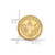 LogoArt University of Alabama Lapel Pin - 14K Yellow Gold Crest - View 3