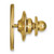 LogoArt Louisiana State University Lapel Pin - 14K Yellow Gold L-S-U - View 2