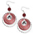 LogoArt Colorado Avalanche Earrings - Game DAY