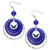 LogoArt Washington Capitals Earrings - Game DAY