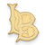 LogoArt California State University Long Beach Lapel Pin - Sterling Silver Gold-Tone L-B