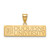 LogoArt Duquesne University Pendant - Sterling Silver with Gold-Tone Large