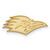 LogoArt University of Texas at San Antonio Lapel Pin - Sterling Silver Gold-Tone Roadrunner - GP004UTS