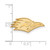 LogoArt University of Texas at San Antonio Lapel Pin - Sterling Silver Gold-Tone Roadrunner - GP004UTS - View 3
