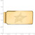 LogoArt Dallas Stars Money Clip - Sterling Silver Gold-Tone - View 2