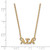 LogoArt Alpha Sigma Alpha Necklace - Sterling Silver Gold-Tone Sorority Greek Letters Extra Small Pendant 18 Inch - View 2
