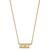 LogoArt Kappa Kappa Gamma Necklace - Sterling Silver Gold-Tone Sorority Greek Letters Medium Pendant 18 Inch