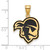 LogoArt Seton Hall University Pendant - Sterling Silver Gold-Tone Pirate Large Enameled - View 2