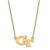 LogoArt Georgia Institute of Technology Necklace - Sterling Silver Gold-Tone G-T Small Pendant 18 Inch