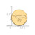 LogoArt Southern Methodist University Lapel Pin - Sterling Silver Gold-Tone Mustang - View 3