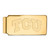 LogoArt Texas Christian University Money Clip - Sterling Silver Gold-Tone T-C-U