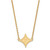 LogoArt Furman University Necklace - Sterling Silver Gold-Tone Large Pendant 18 Inch