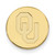 Sterling Silver Gold-Tone LogoArt University of Oklahoma O-U Tie Tac