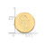 Sterling Silver Gold-Tone LogoArt University of Oklahoma O-U Tie Tac - View 3