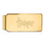 LogoArt University of Nebraska Money Clip - Sterling Silver Gold-Tone Huskers