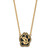 LogoArt University of South Dakota Necklace - Sterling Silver Gold-Tone Large Enameled Pendant 18 Inch
