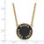 LogoArt Kappa Alpha Theta Necklace - Sterling Silver Gold-Tone Sorority Text Large Color Enamel Pendant 18 Inch - GP013KAT-18 - View 2