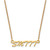 LogoArt University of Southern Mississippi Necklace - Sterling Silver Gold-Tone Small Pendant 18 Inch