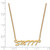 LogoArt University of Southern Mississippi Necklace - Sterling Silver Gold-Tone Small Pendant 18 Inch - View 2