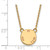 LogoArt Pi Beta Phi Necklace - Sterling Silver Gold-Tone Sorority Text Small Color Enamel Pendant 18 Inch - GP014PBP-18 - View 2