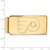 LogoArt Philadelphia Flyers Money Clip - Sterling Silver Gold-Tone - View 2