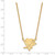 LogoArt Pittsburgh Penguins Necklace - Sterling Silver Gold-Tone Large Pendant 18 Inch - View 2