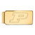 LogoArt Purdue University Money Clip - Sterling Silver Gold-Tone Letter P