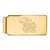 LogoArt University of Kansas Money Clip - Sterling Silver Gold-Tone Jayhawk