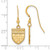 Gold-Tone University of Richmond Shield Dangle Earrings - View 2